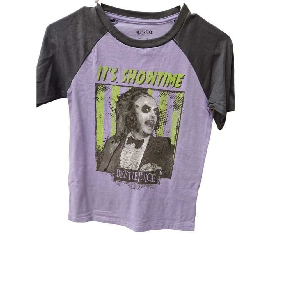 NWT Girls Beetlejuice Tee Shirt Medium